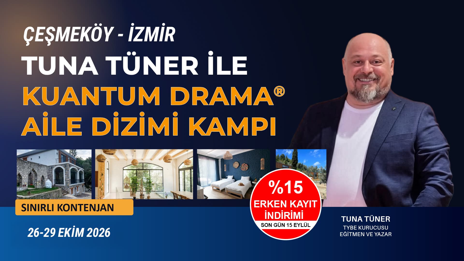 Tuna Tüner ile Kuantum Drama Aile Dizimi Kampı - Çeşmeköy