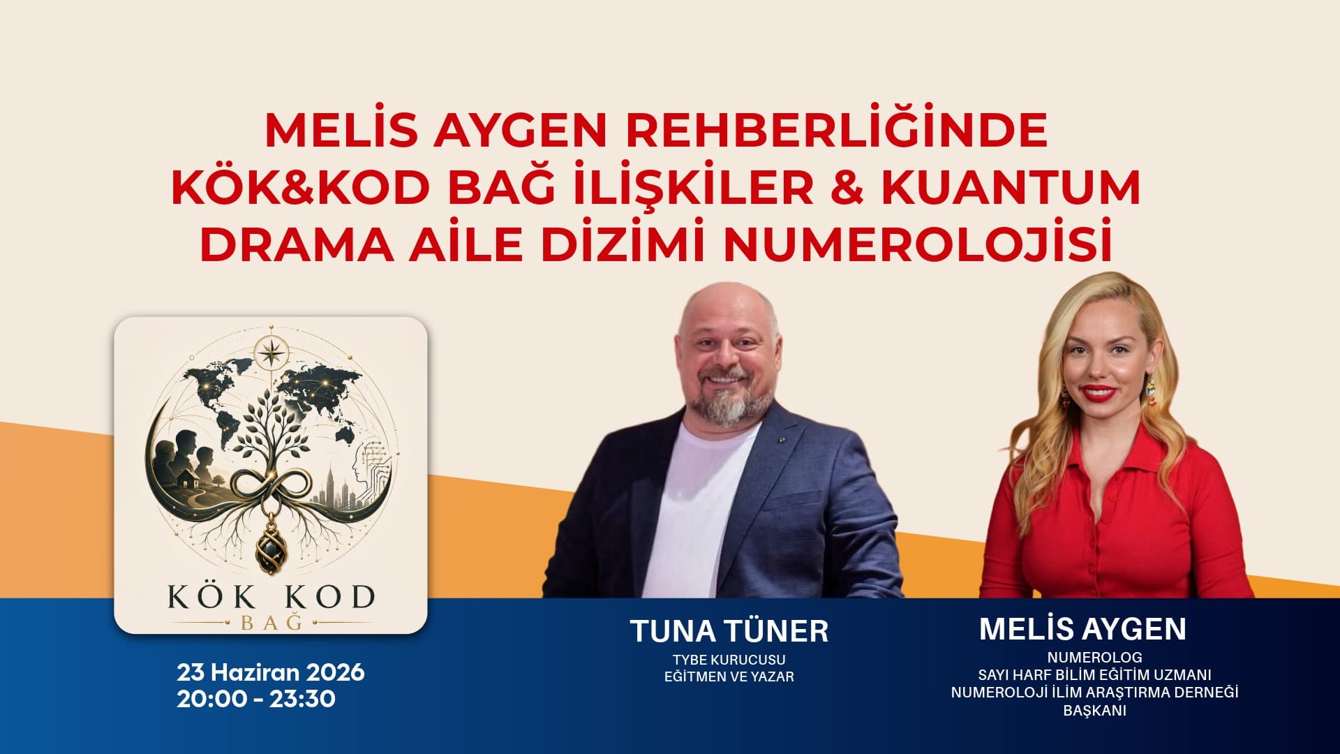 Melis Aygen Rehberliğinde KÖK&KOD Bağ İlişkiler & Kuantum Drama Aile Dizimi Numerolojisi