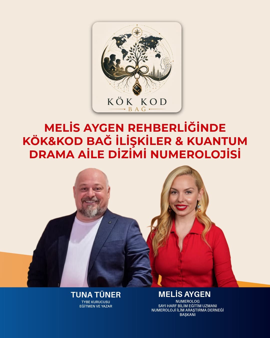 Melis Aygen Rehberliğinde KÖK&KOD Bağ İlişkiler & Kuantum Drama Aile Dizimi Numerolojisi